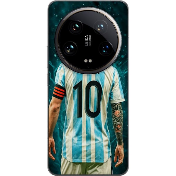 Xiaomi 14 Ultra Läpinäkyvä kuori Messi