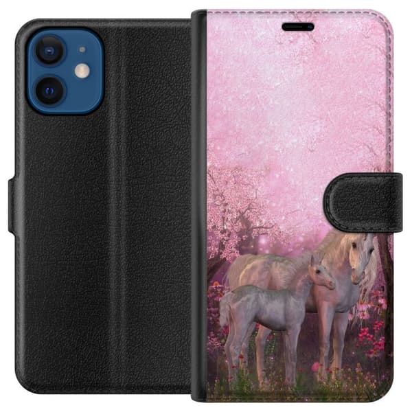 Kompatibelt Plånboksfodral till Apple iPhone 12 mini Unicorn