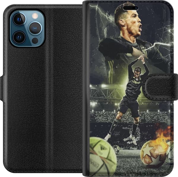 Kompatibel Tegnebogsetui til Apple iPhone 12 Pro Max Ronaldo