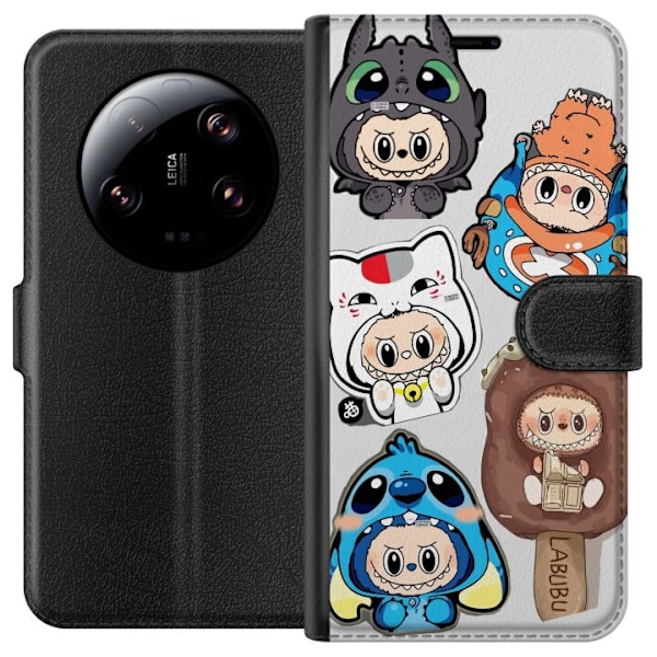 Xiaomi 13 Ultra Lompakkokotelo Labubu hahmokokoelma - Pop Mart