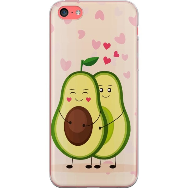 Apple iPhone 5c Gennemsigtig cover Avokado Kærlighed