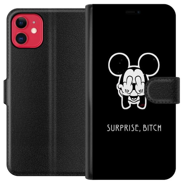 Kompatibel Tegnebogsetui til Apple iPhone 11 Mickey Mouse