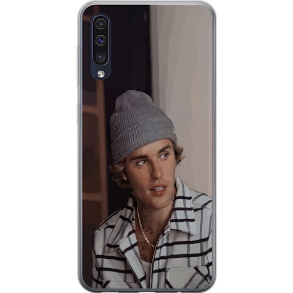 Samsung Galaxy A50 Läpinäkyvä kuori Justin Bieber