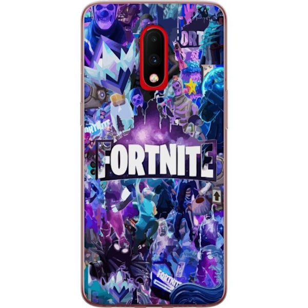 OnePlus 7 Läpinäkyvä kuori Fortnite