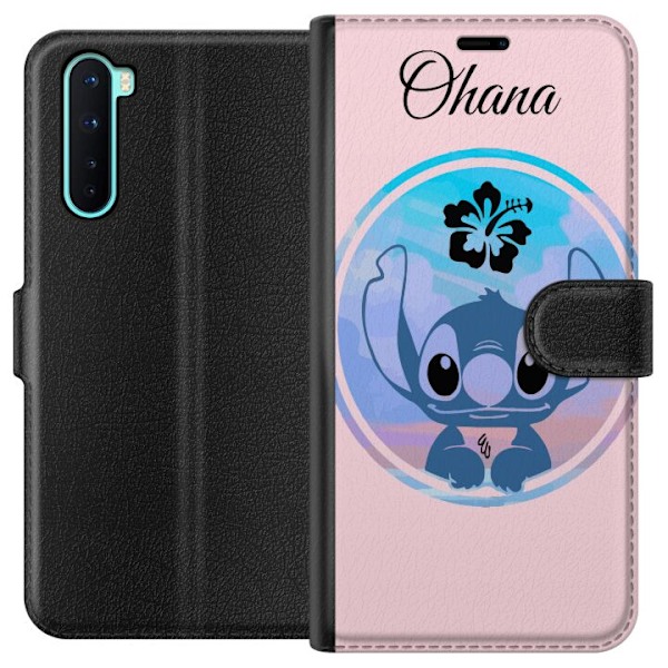 OnePlus Nord Tegnebogsetui Stitch Ohana