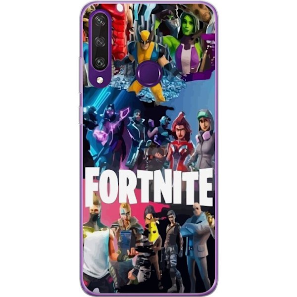 Huawei Y6p Läpinäkyvä kuori Fortnite