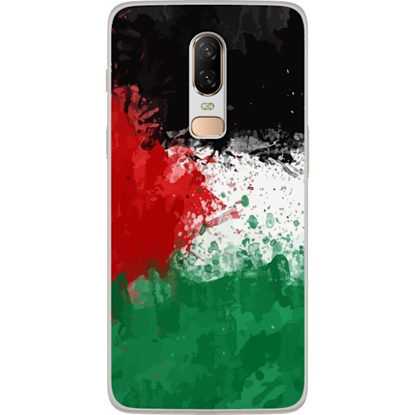 OnePlus 6 Läpinäkyvä kuori Palestiina