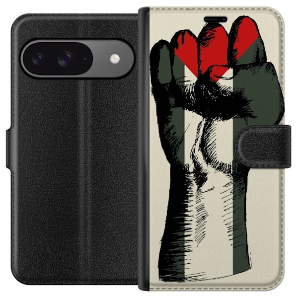 Google Pixel 9 Pro Lompakkokotelo Käsi sidottu Palestinan vä