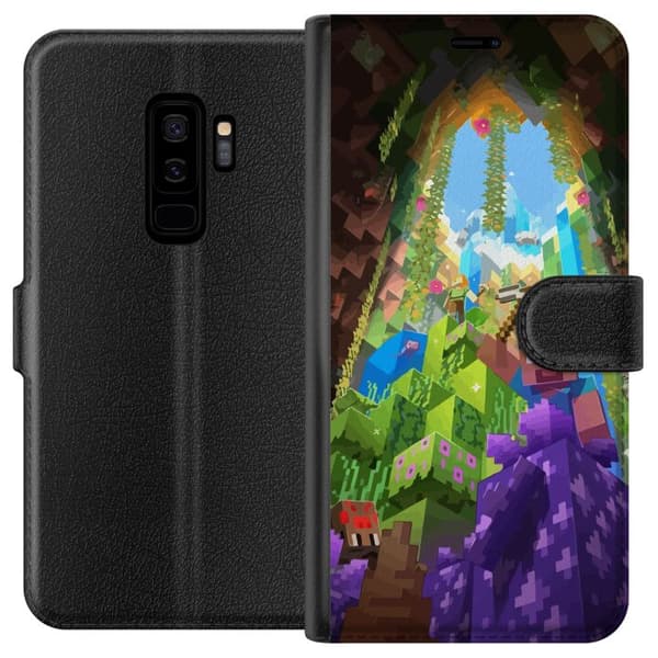 Kompatibelt Lommeboketui til Samsung Galaxy S9+ Minecraft