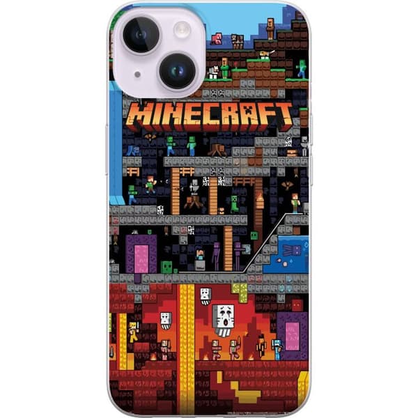 Kompatibelt Mobilskal till Apple iPhone 14 Minecraft