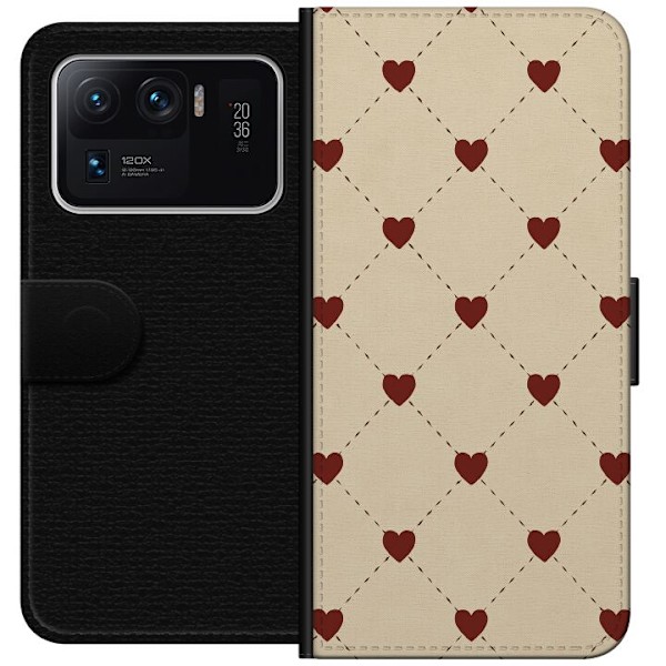 Xiaomi Mi 11 Ultra Tegnebogsetui Hjertegitter