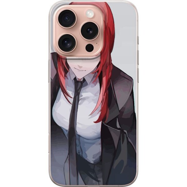 Apple iPhone 16 Pro Läpinäkyvä kuori Makima Chainsaw Man