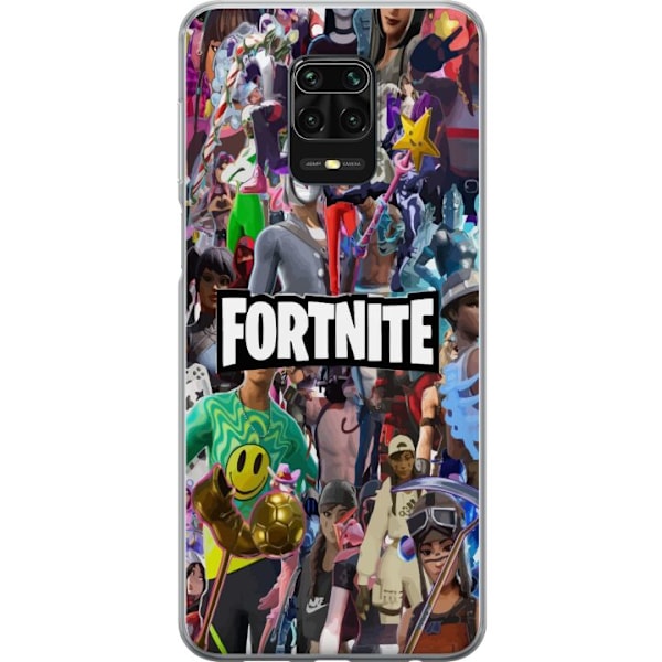 Xiaomi Redmi Note 9S Gennemsigtig cover Fortnite