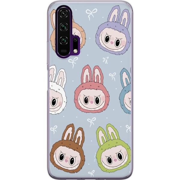 Honor 20 Pro  Läpinäkyvä kuori Pastel Labubu
