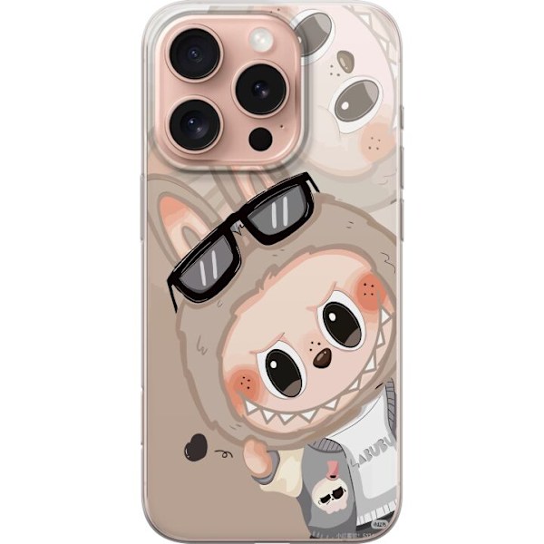 Apple iPhone 16 Pro Läpinäkyvä kuori Labubu Rainbow Chaos