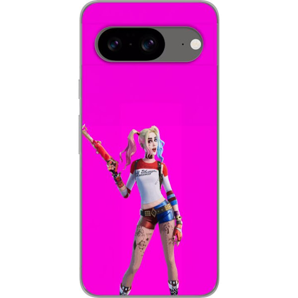 Google Pixel 8 Genomskinligt Skal Fortnite - Harley Quinn