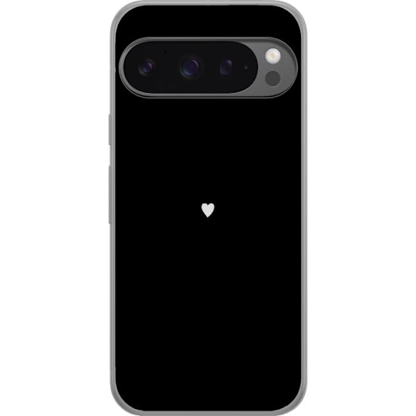 Google Pixel 9 Pro XL Läpinäkyvä kuori Sydän