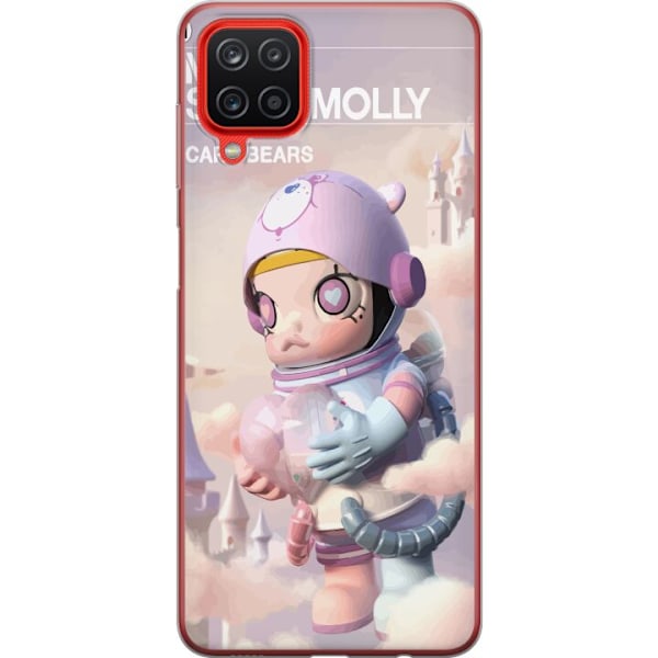 Samsung Galaxy A12 Gennemsigtig cover Mega Space Molly Care Bears Series - Share Bear Edition
