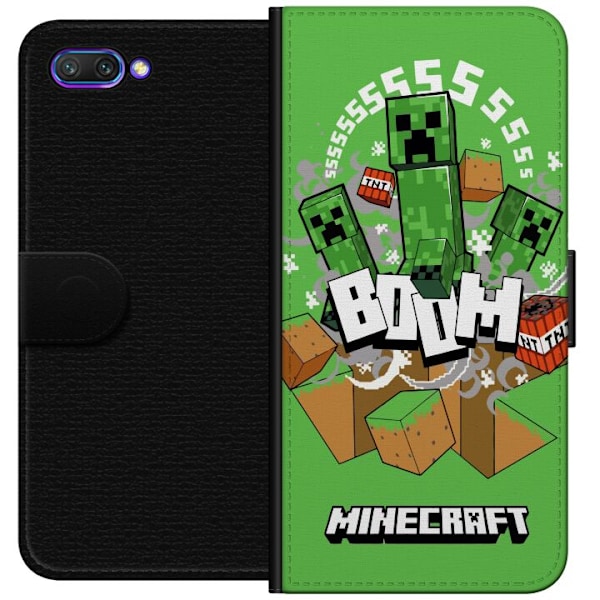 Honor 10 Tegnebogsetui Minecraft Boom