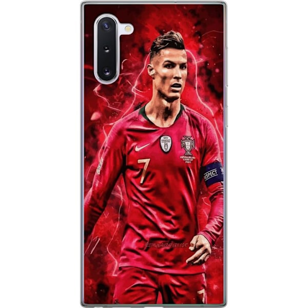 Samsung Galaxy Note10 Läpinäkyvä kuori Ronaldon Taidot - CR