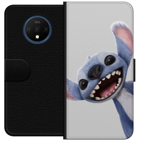 OnePlus 7T Plånboksfodral Stitch i Fart – Kawaii Design för Fans & Barn