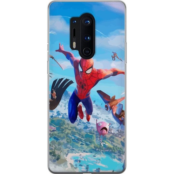 OnePlus 8 Pro Genomskinligt Skal Fortnite Spiderman