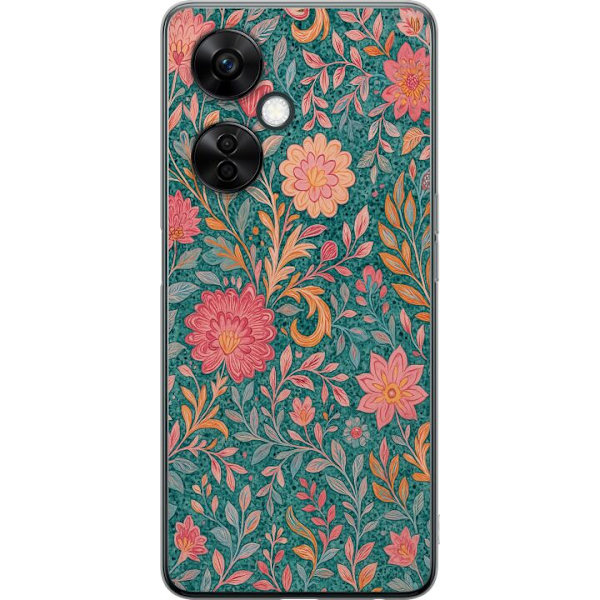 OnePlus Nord CE3 Läpinäkyvä kuori Floral Dream