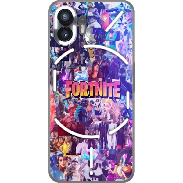 Nothing Phone (2) Läpinäkyvä kuori Fortnite