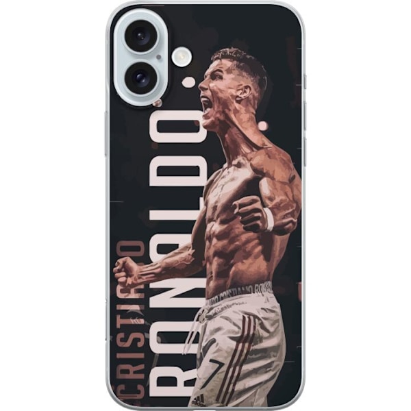 Apple iPhone 16 Plus Gennemsigtig cover Cristiano Ronaldo