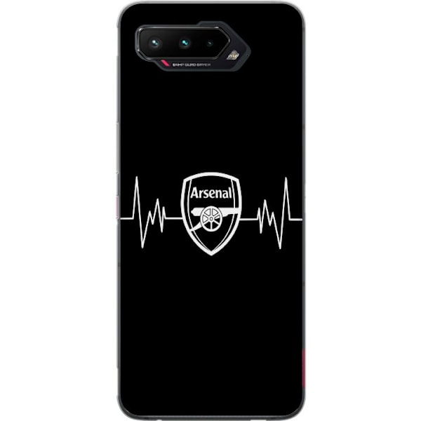 Asus ROG Phone 5 Läpinäkyvä kuori Arsenal