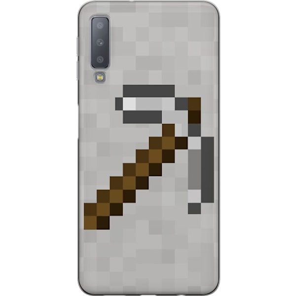 Samsung Galaxy A7 (2018) Läpinäkyvä kuori Minecraft Työkalut