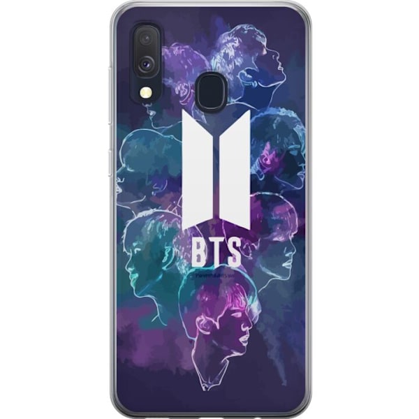 Samsung Galaxy A40 Gennemsigtig cover BTS