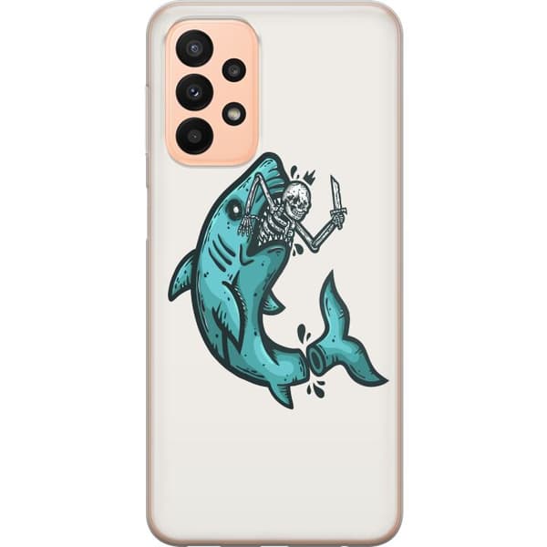 Kompatibelt Mobilskal till Samsung Galaxy A23 Jag lever, Not!