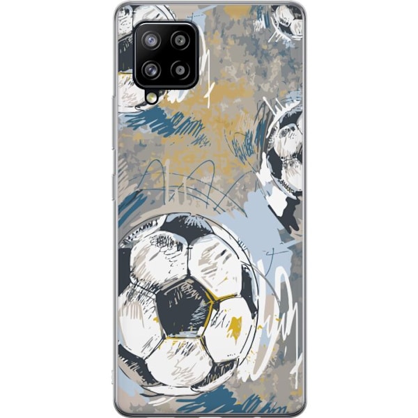 Samsung Galaxy A42 5G Gennemsigtig cover Fodbold