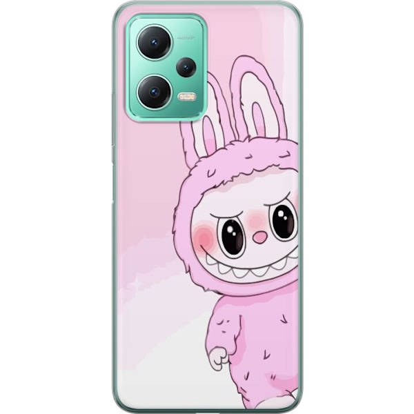 Xiaomi Redmi Note 12 Läpinäkyvä kuori Labubu Jänis-sarja
