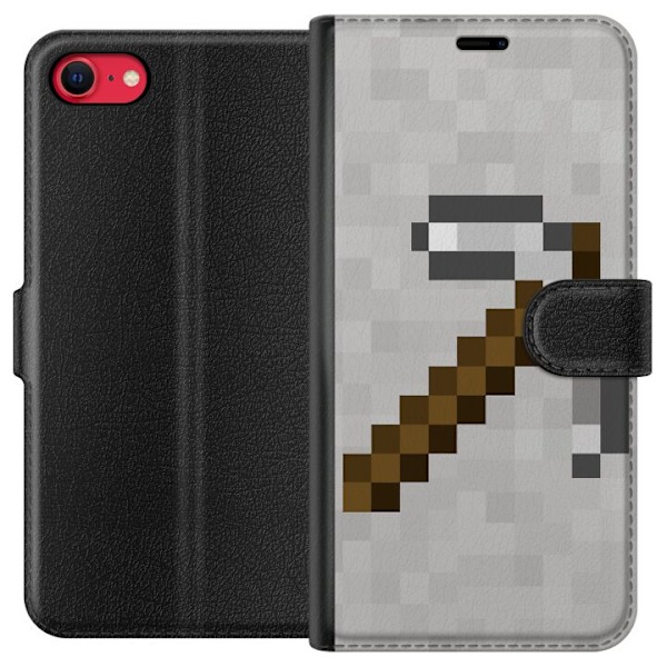 Apple iPhone 7 Plånboksfodral Minecraft Tools