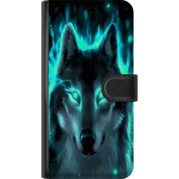Yhteensopiva Lompakkokotelo Apple iPhone 13 mini Susi