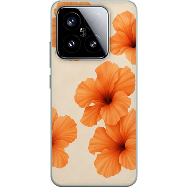 Xiaomi 15 Gennemsigtig cover Papaya Punch