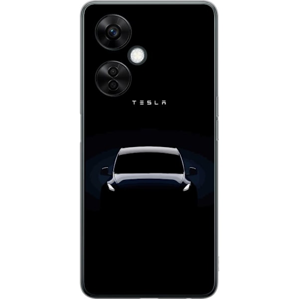 OnePlus Nord CE 3 Lite Läpinäkyvä kuori Tesla