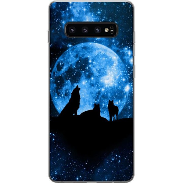 Samsung Galaxy S10 Genomskinligt Skal Varg