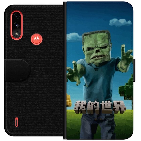 Motorola Moto E7 Power Tegnebogsetui A Minecraft Movie