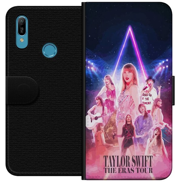 Huawei Y6 (2019) Lompakkokotelo Taylor Swift Galaxy Neon