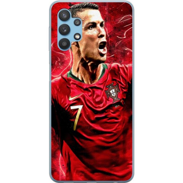Samsung Galaxy A32 5G Läpinäkyvä kuori Cristiano Ronaldo