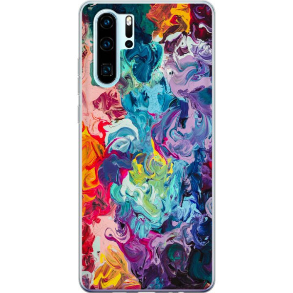 Huawei P30 Pro Genomskinligt Skal Wild Colours