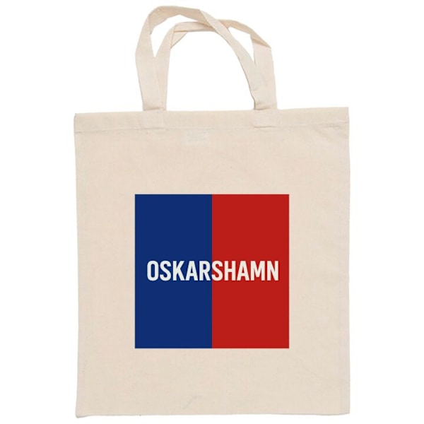 Mulepose | Holdbar Indkøbstaske i Stof Oskarshamn – Hockey Beige one size
