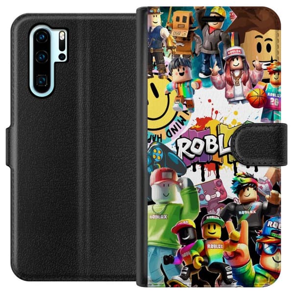 Kompatibel Tegnebogsetui til Huawei P30 Pro Roblox