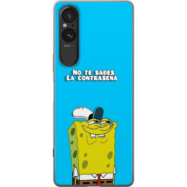 Sony Xperia 5 V Gennemsigtig cover SvampeBob Firkant