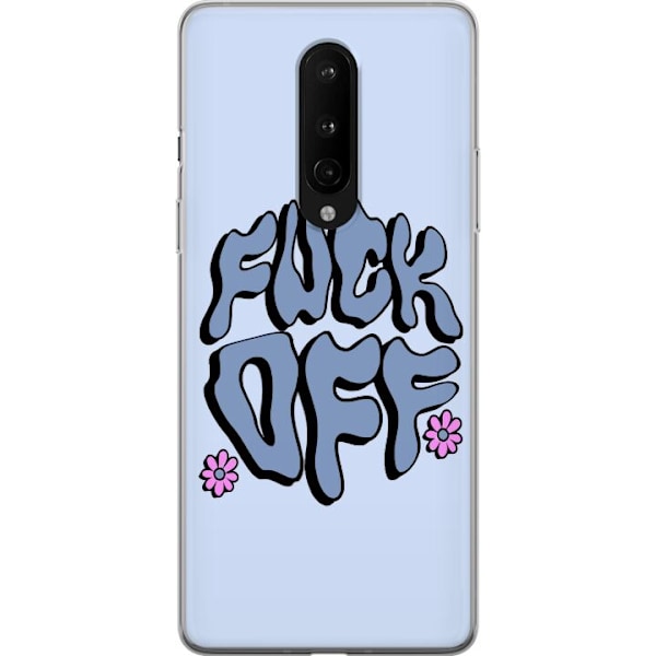 OnePlus 8 Genomskinligt Skal Fuck Off