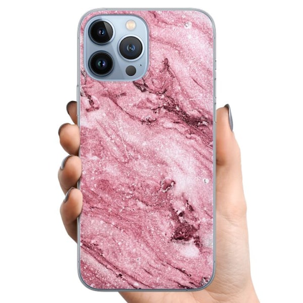 Apple iPhone 13 Pro Max TPU Mobildeksel Glitrer Marmor