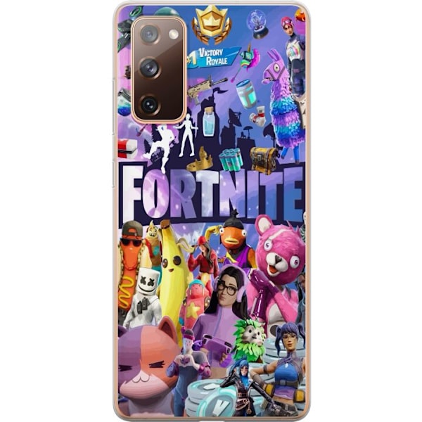 Samsung Galaxy S20 FE Gennemsigtig cover Fortnite Gruppe